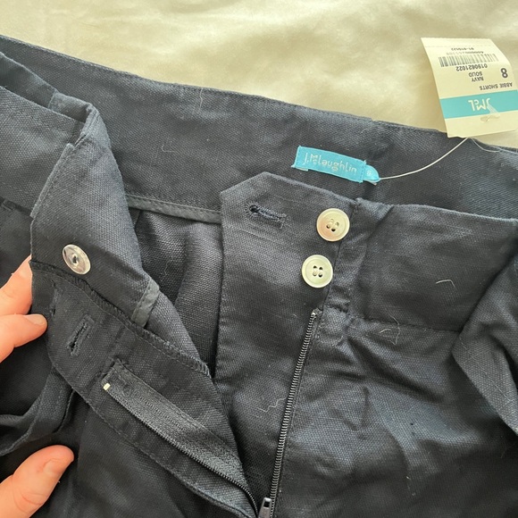 NWT J. McLaughlin Abbie Linen Navy Short - Picture 5 of 8